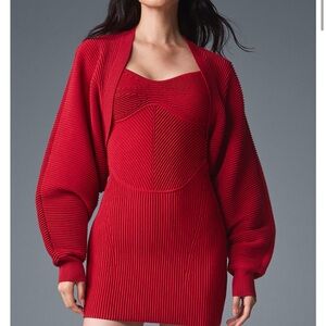 Alo Yoga Like New Denim Knit Shawl